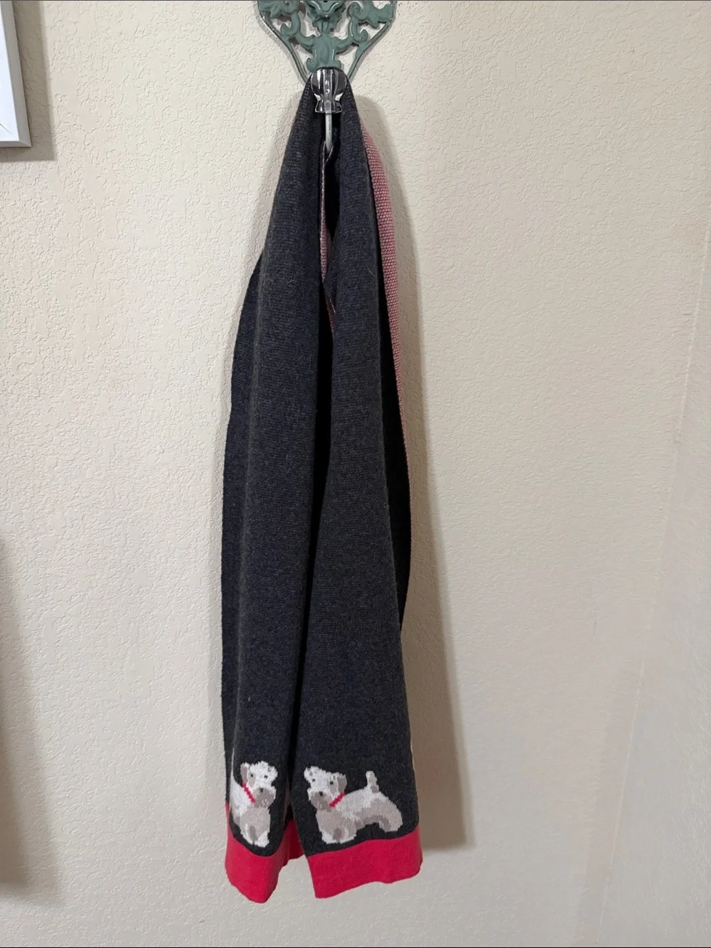 Cath Kidston Black & Red Dog Motif Pet Scarf